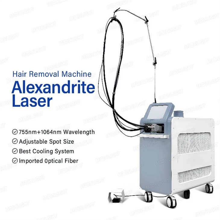 Alexandrite Laser Dual-Wavelength 755nm 1064nm Hair Removal Machine